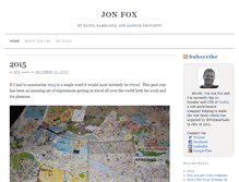 Tablet Screenshot of jonefox.com